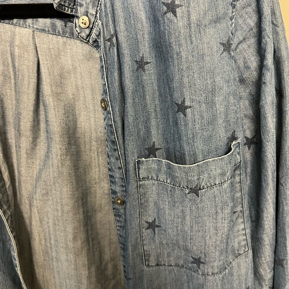 Rails star print chambray blouse - Picture 4 of 7